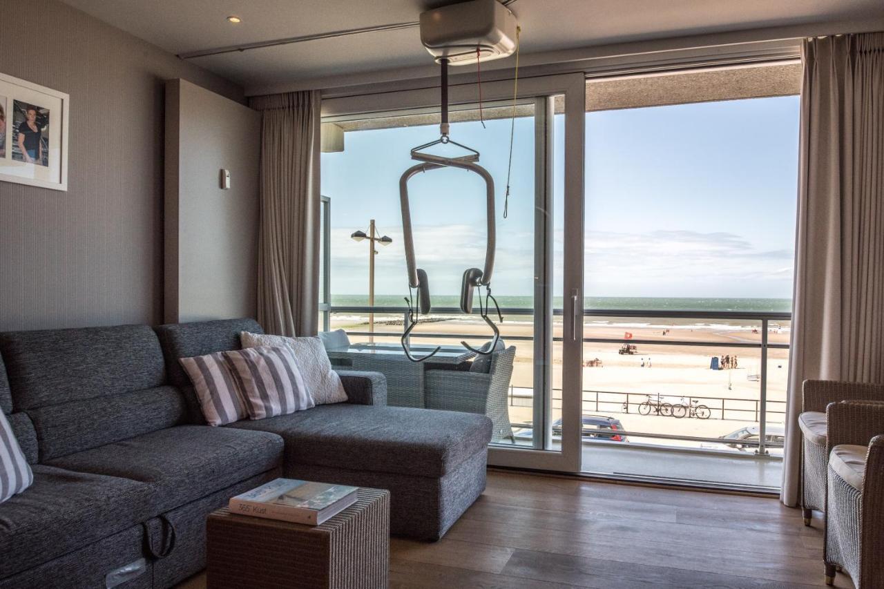 Res Helix 1Slp Kamer App Zeezicht En Parking Middelkerke Esterno foto